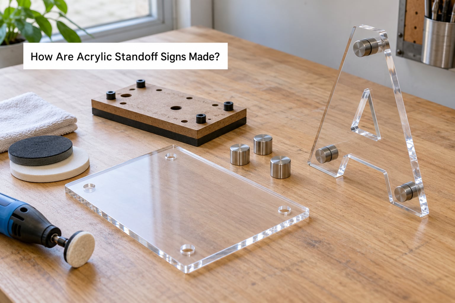 How Are Acrylic Standoff Signs Made?