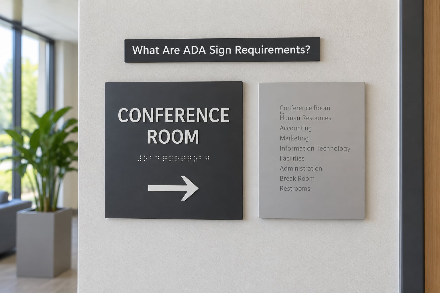 What Are ADA Sign Requirements?