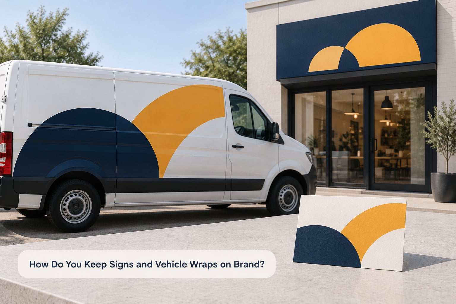 How Do You Keep Signs and Vehicle Wraps on Brand?