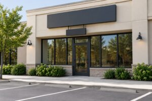 should a phone number go on a business sign