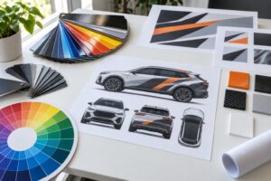 how to choose colors for a vehicle wrap