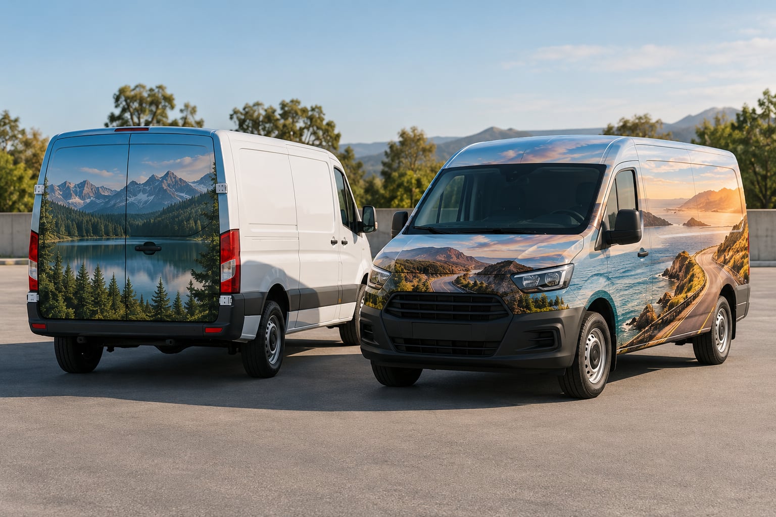 partial wrap vs full wrap for business vehicles
