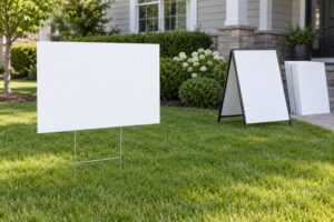how to use job site signs to get leads