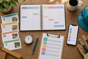 how to schedule jobs efficiently with a small crew