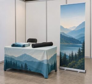 table throw vs banner for small events