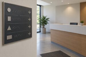 braille sign rules for small businesses