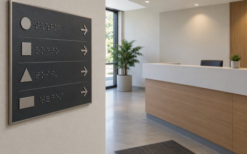 Braille Sign Rules for Small Businesses: An Easy ADA Guide 2026