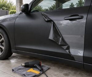 how to remove a vinyl car wrap without damaging paint