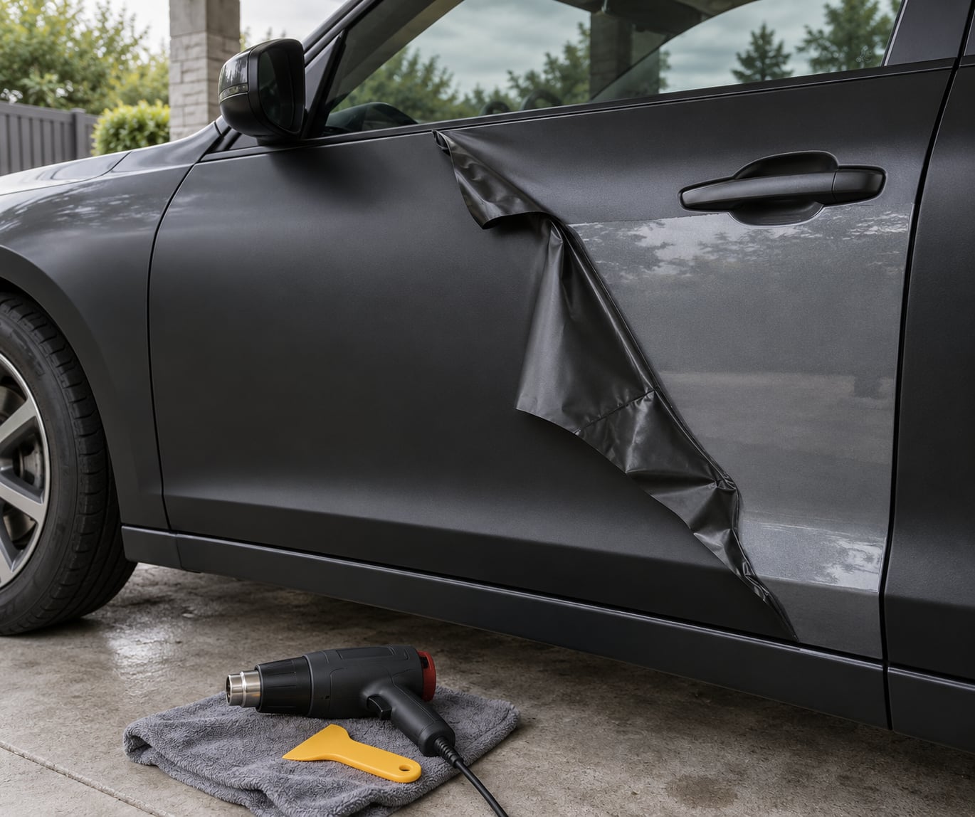 how to remove a vinyl car wrap without damaging paint