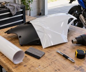how to wrap a motorcycle fairing