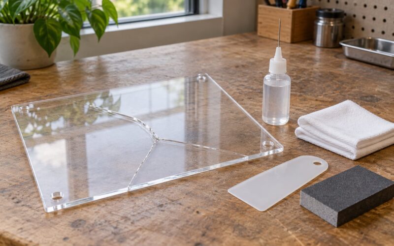 How to Repair a Cracked Acrylic Sign Face in 2026