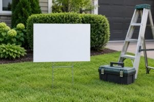 yard sign ideas for contractors