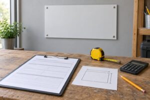 how to measure sign area for a permit application