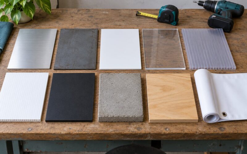 10 Best Sign Materials for Outdoor Durability (October 2026)
