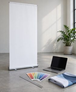 how to design a trade show booth banner