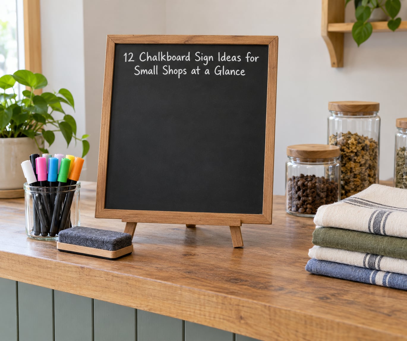 12 Chalkboard Sign Ideas for Small Shops at a Glance