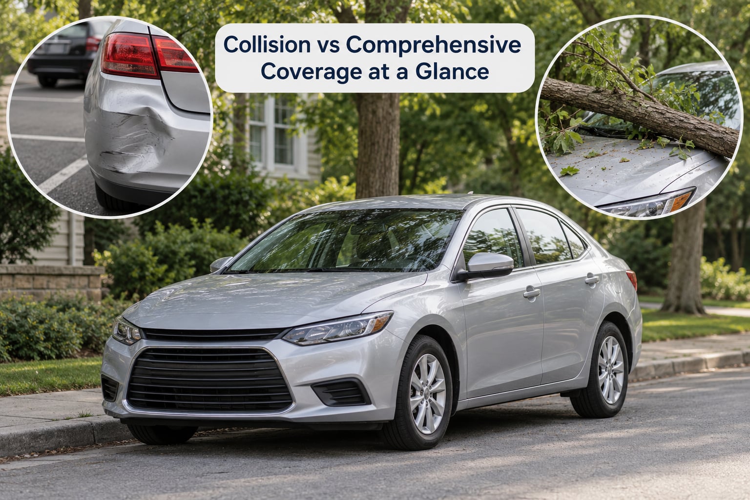 Collision vs Comprehensive Coverage at a Glance