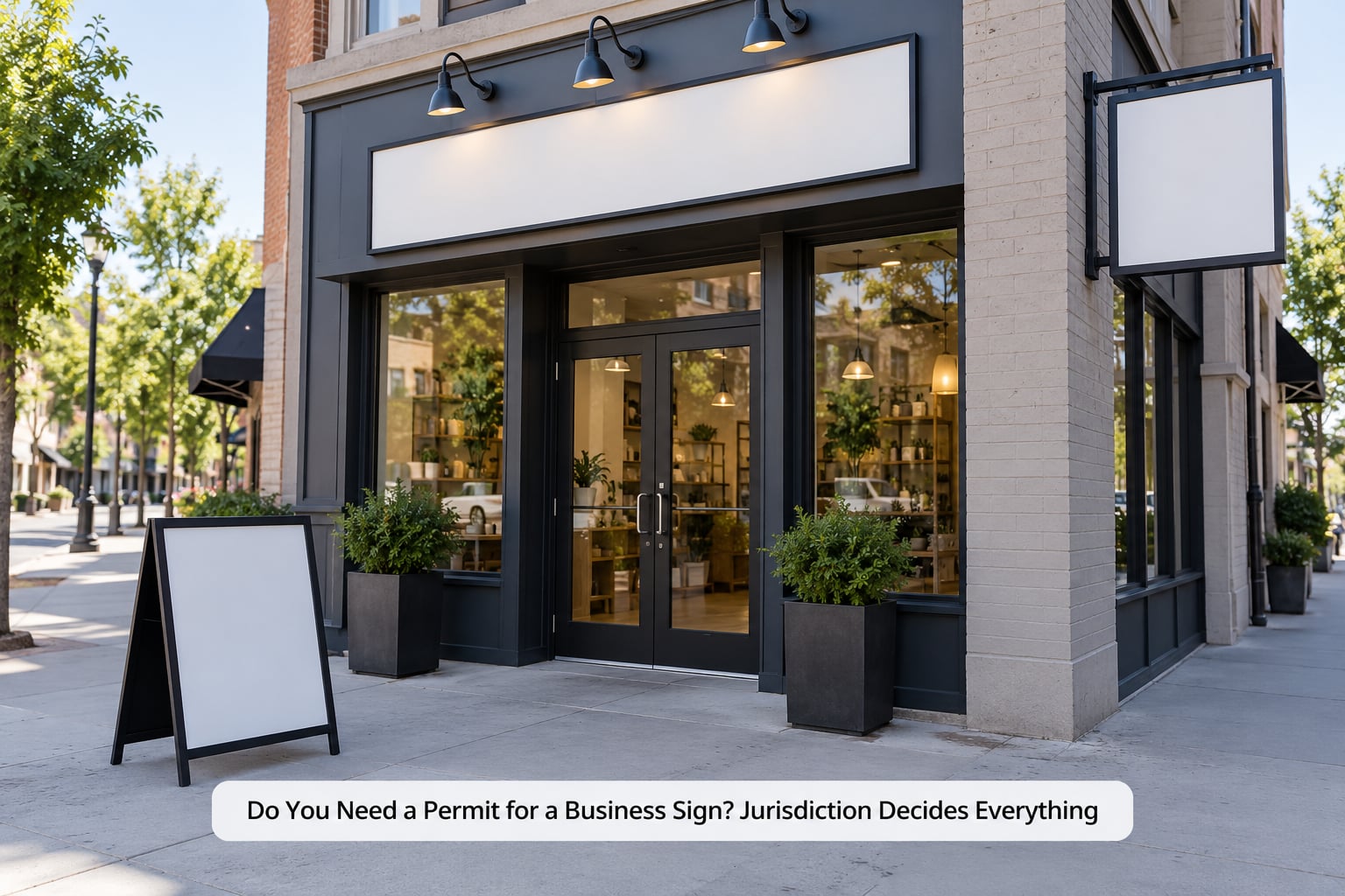 Do You Need a Permit for a Business Sign? Jurisdiction Decides Everything