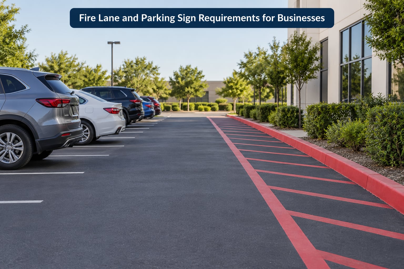 Fire Lane and Parking Sign Requirements for Businesses