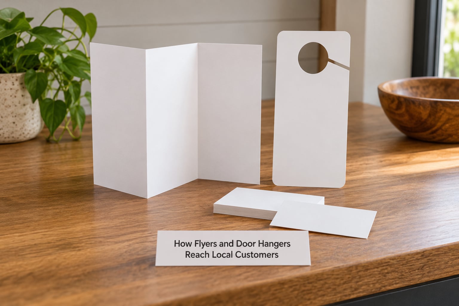 How Flyers and Door Hangers Reach Local Customers