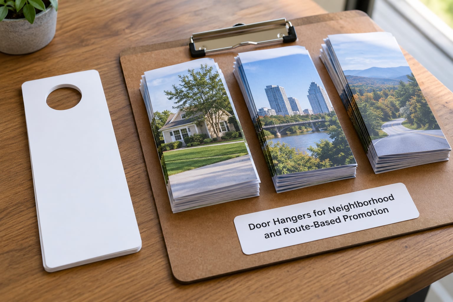 Door Hangers for Neighborhood and Route-Based Promotion