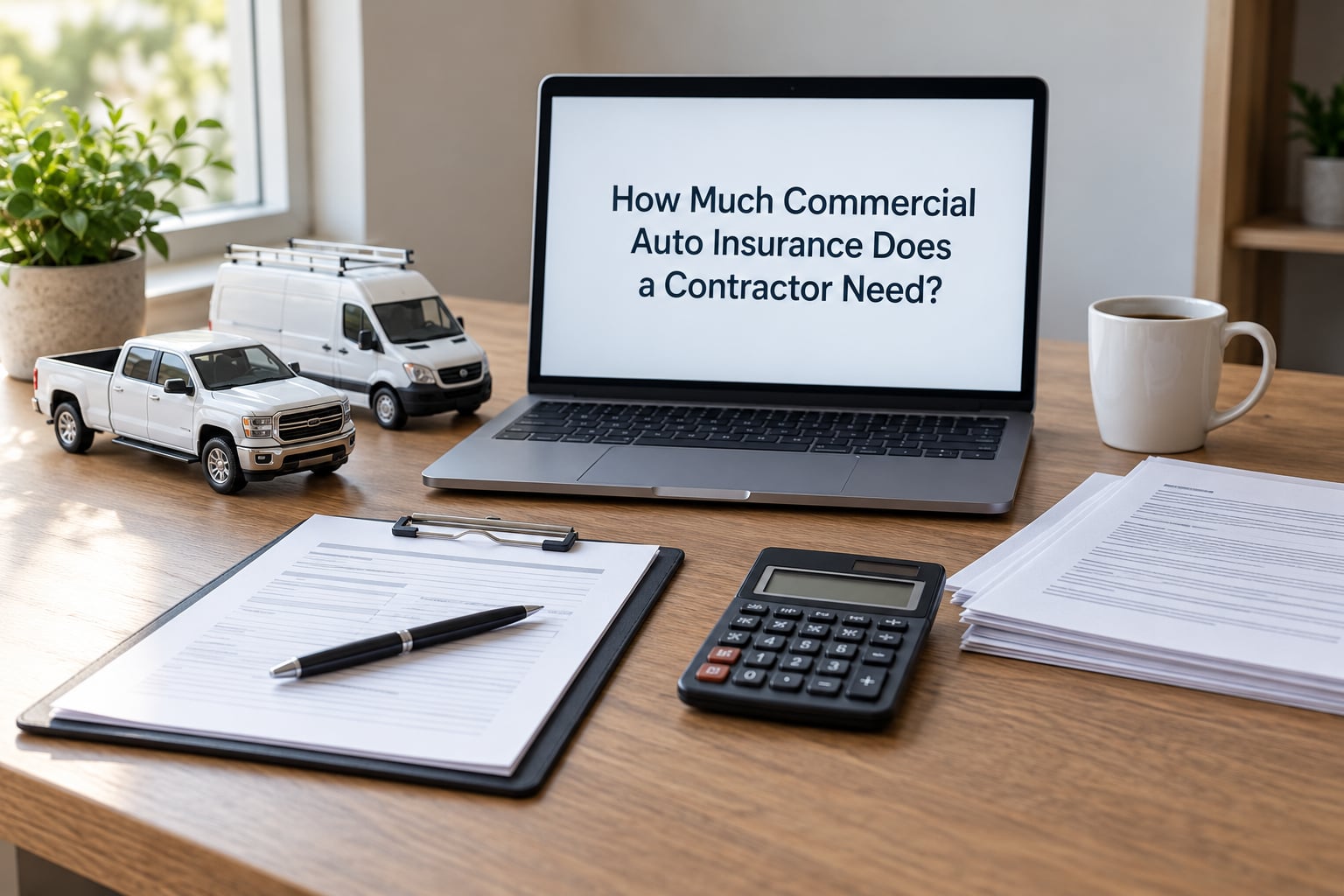 How Much Commercial Auto Insurance Does a Contractor Need?