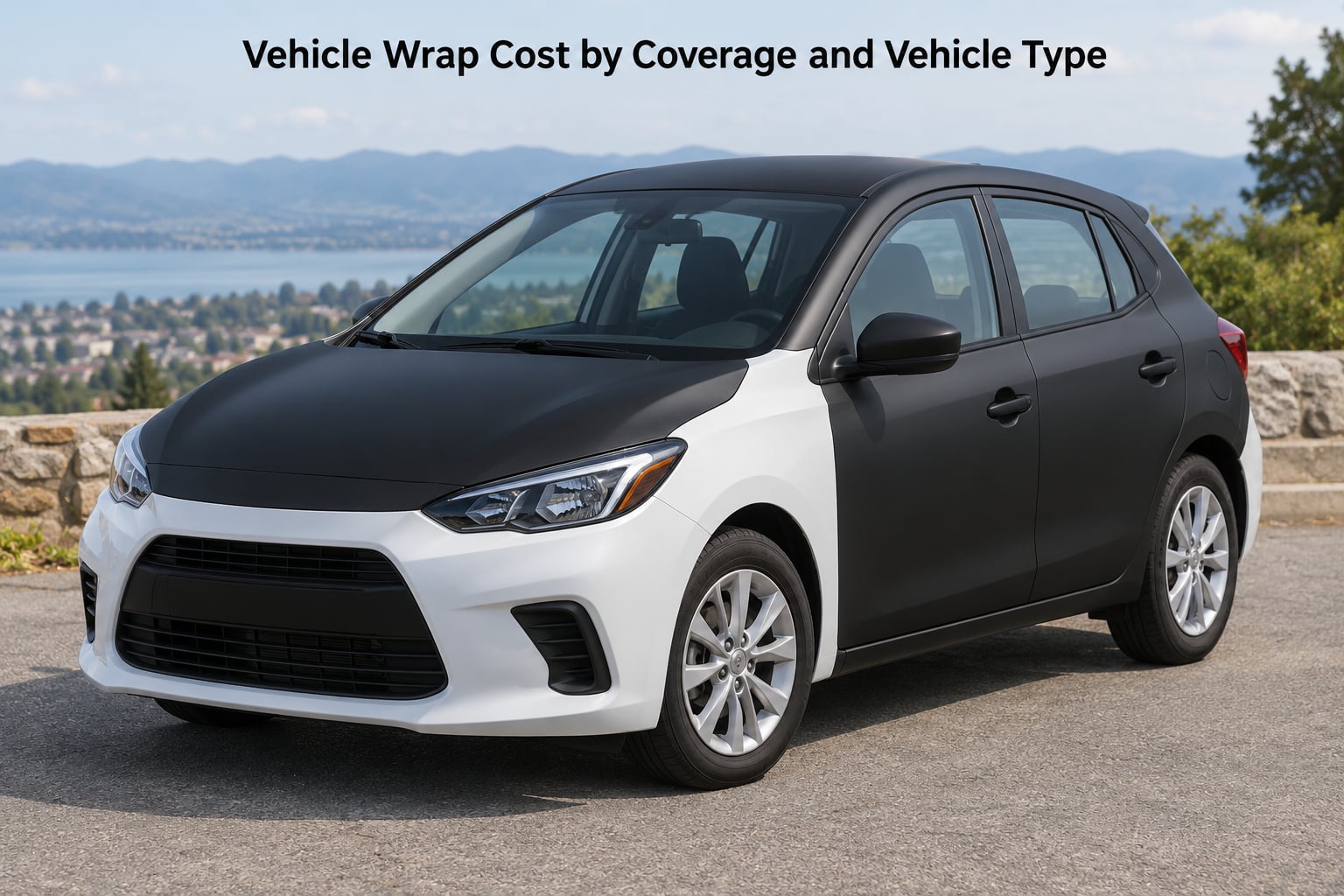 Vehicle Wrap Cost by Coverage and Vehicle Type