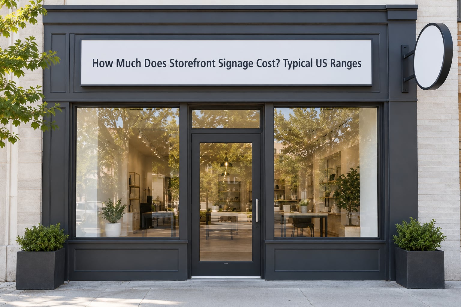 How Much Does Storefront Signage Cost? Typical US Ranges