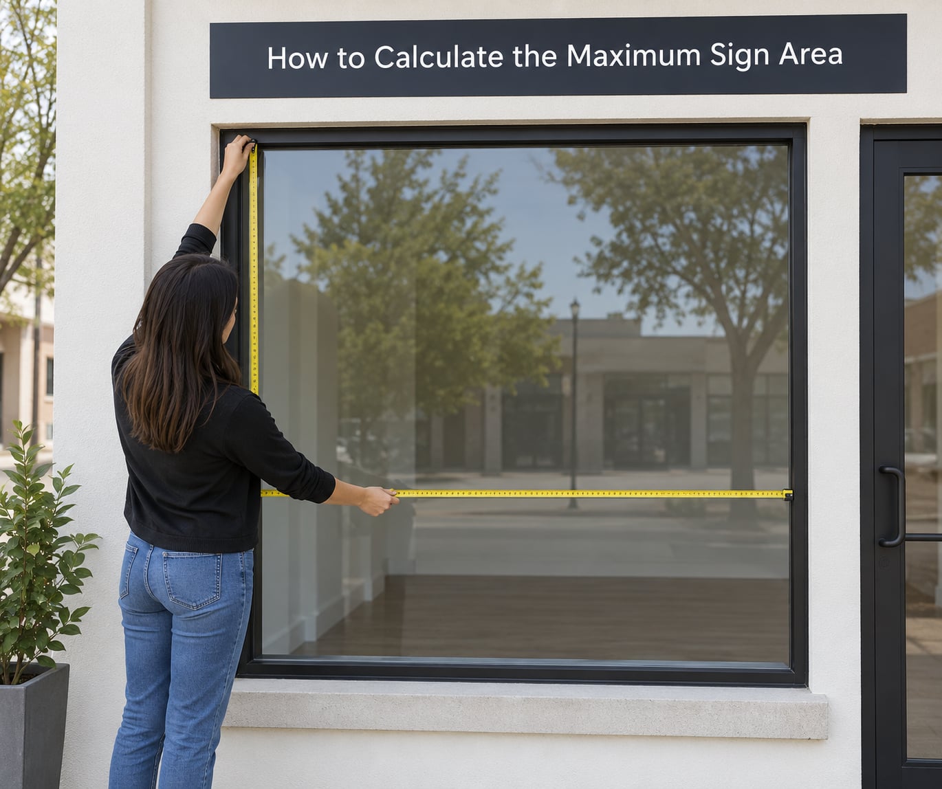 How to Calculate the Maximum Sign Area