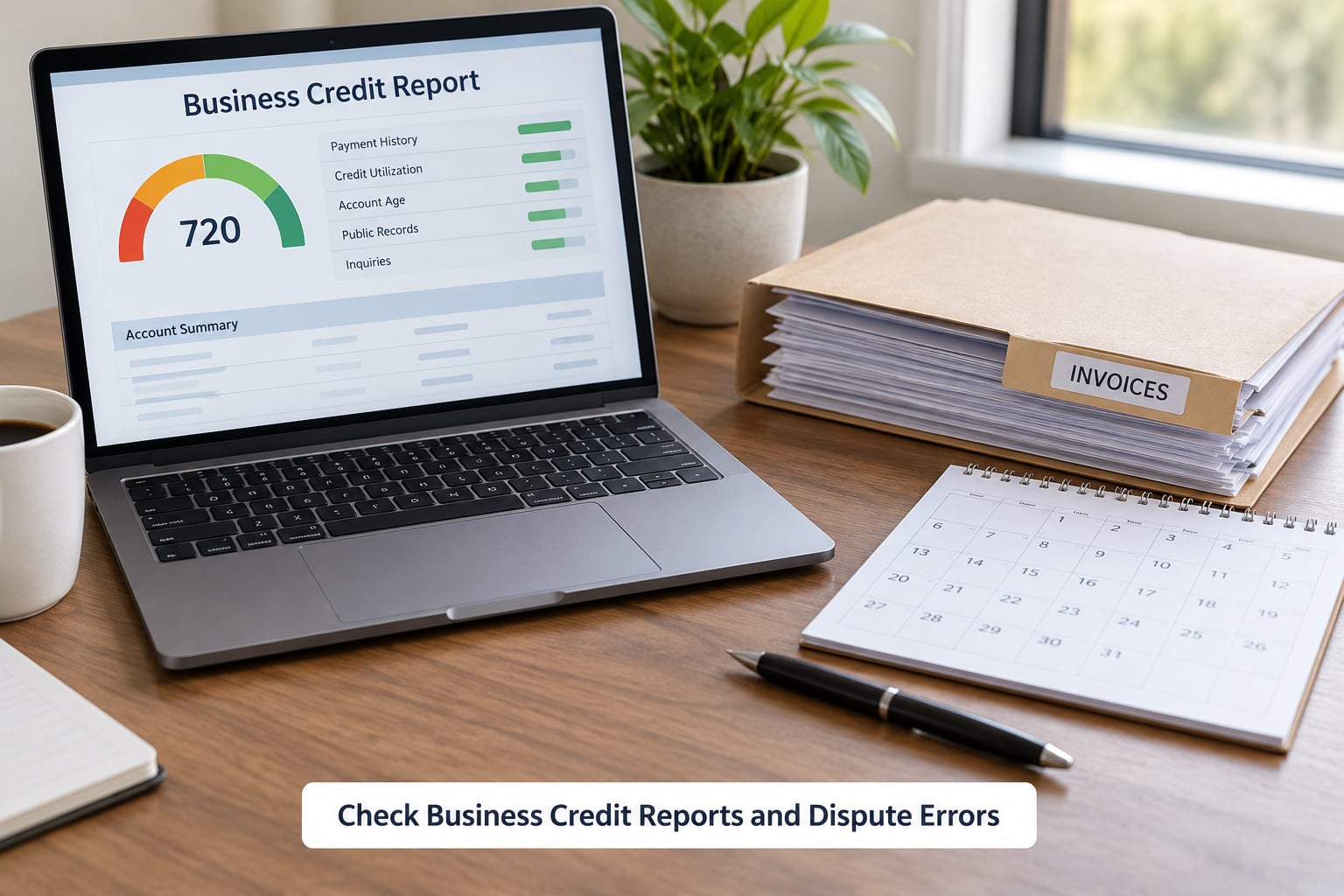 Check Business Credit Reports and Dispute Errors
