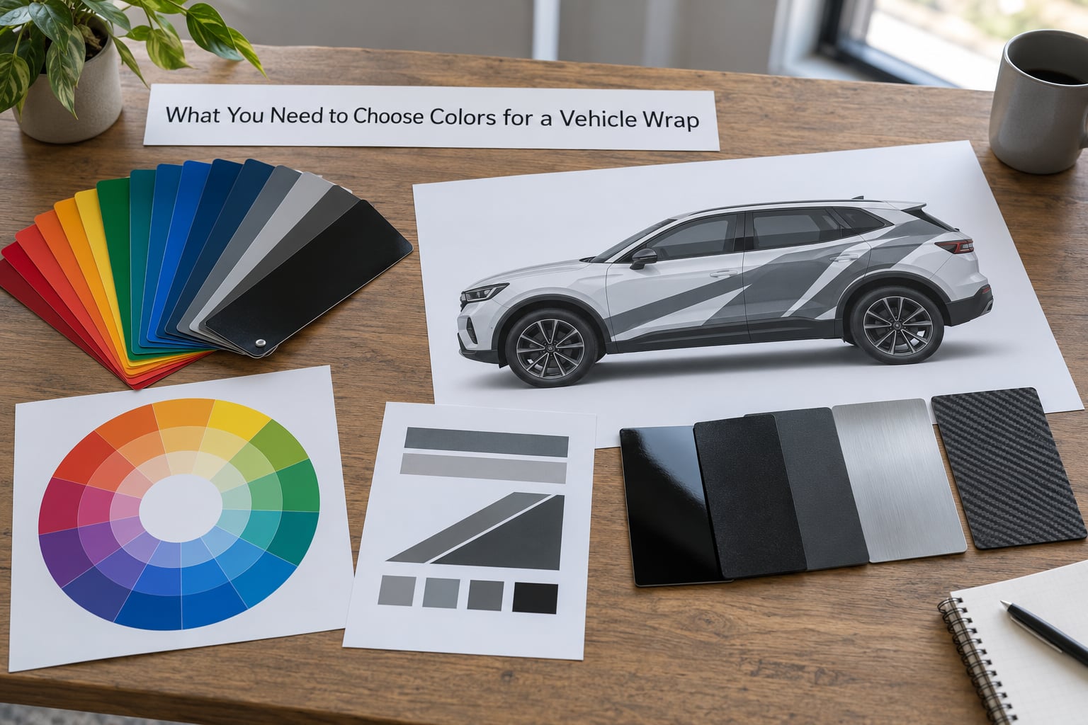 What You Need to Choose Colors for a Vehicle Wrap
