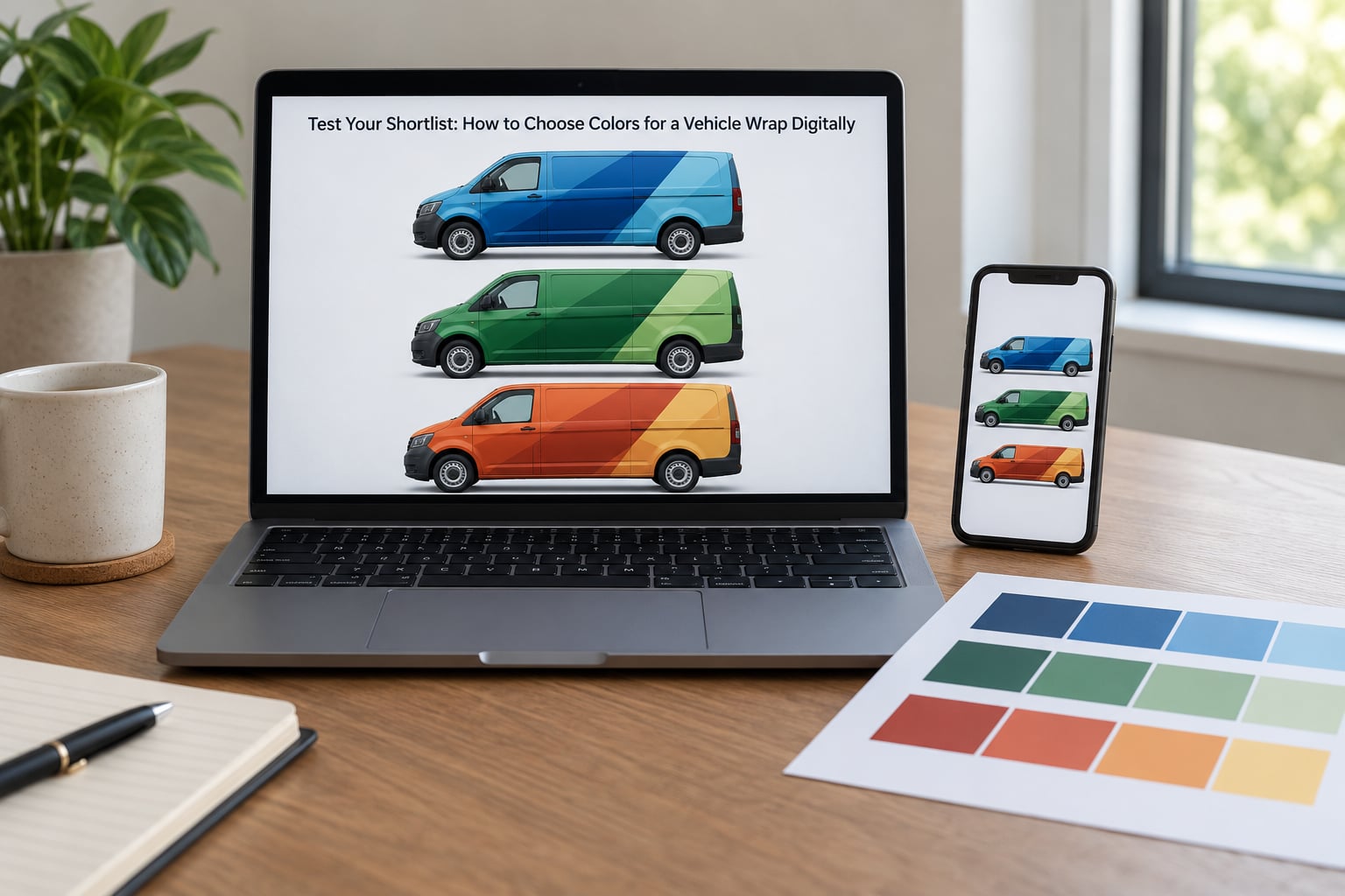 Test Your Shortlist: How to Choose Colors for a Vehicle Wrap Digitally