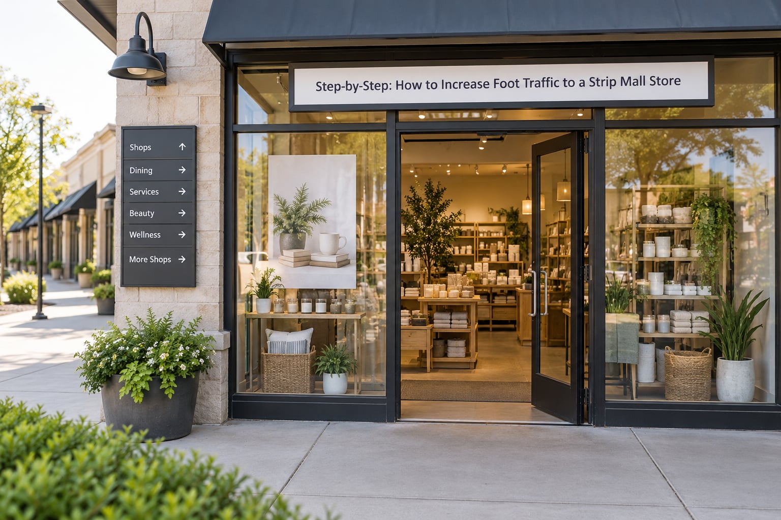 Step-by-Step: How to Increase Foot Traffic to a Strip Mall Store