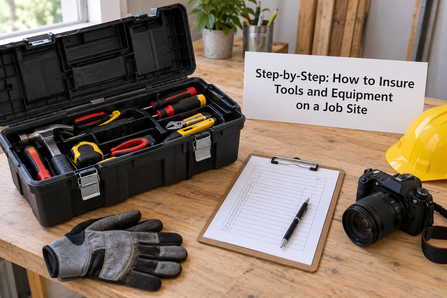Step-by-Step: How to Insure Tools and Equipment on a Job Site