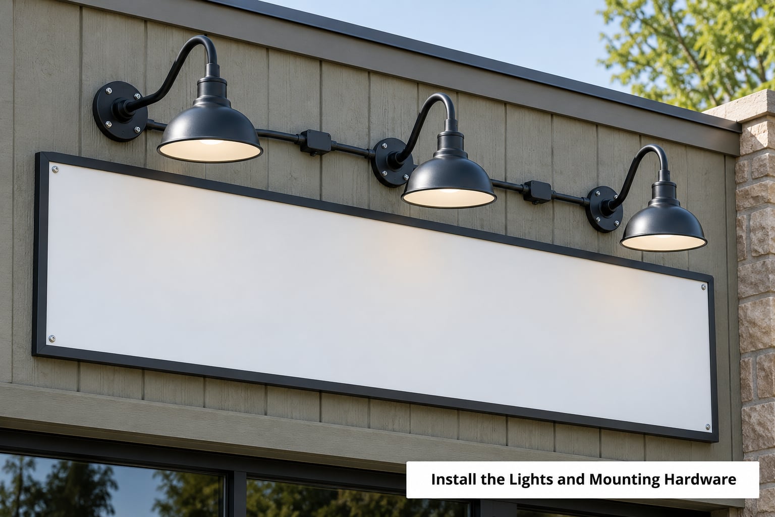Install the Lights and Mounting Hardware