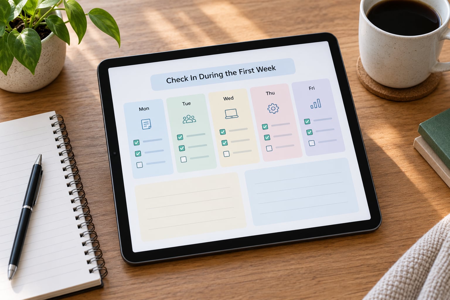 Check In During the First Week