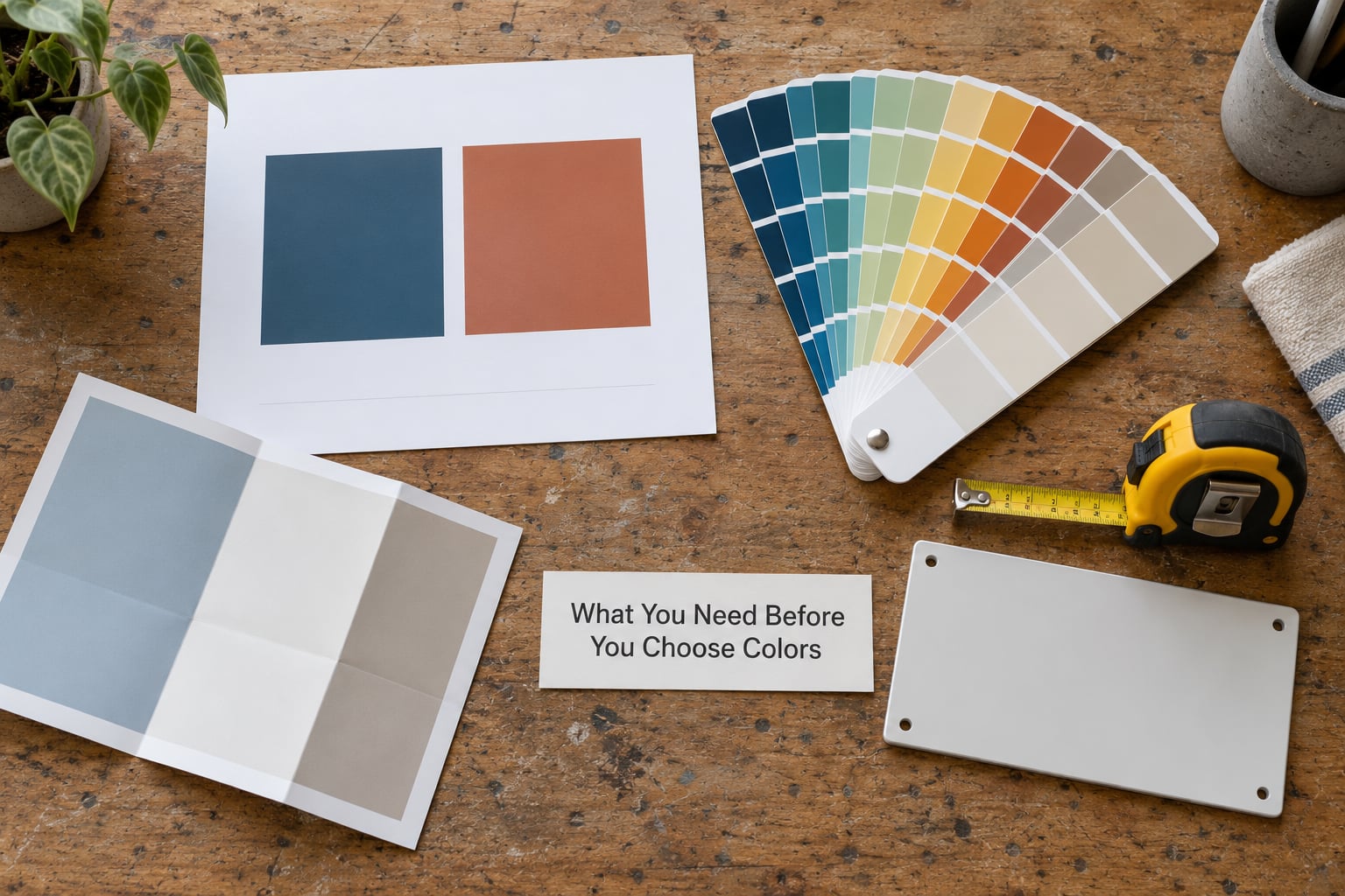What You Need Before You Choose Colors