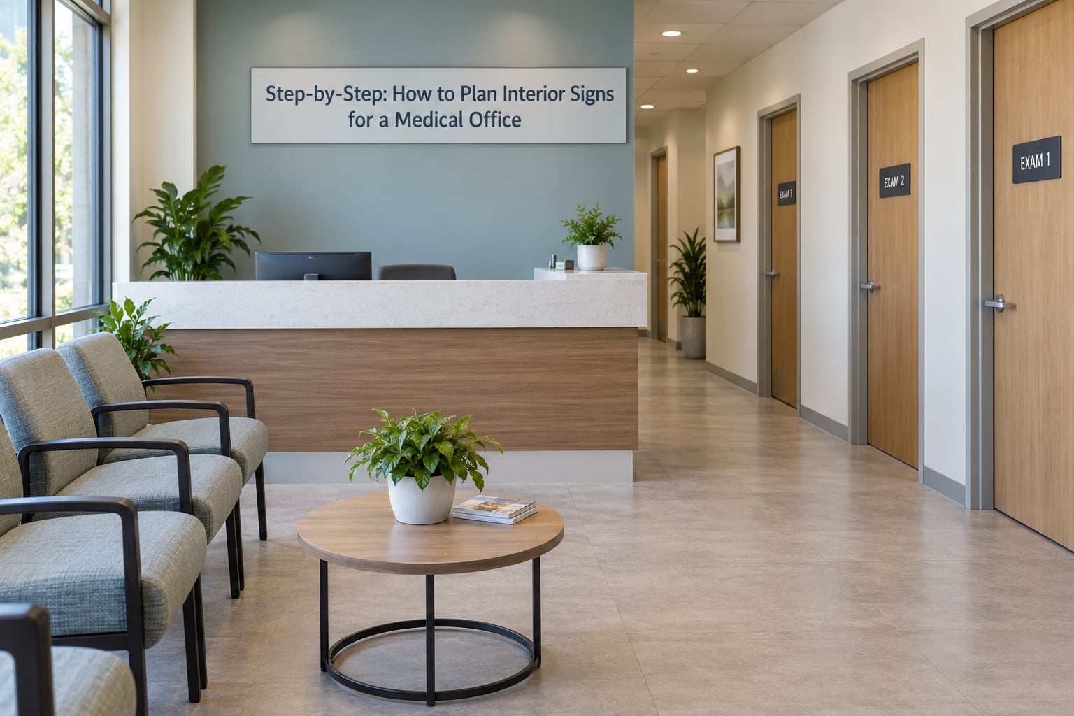 Step-by-Step: How to Plan Interior Signs for a Medical Office