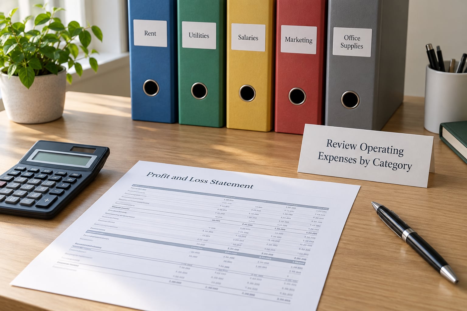 Review Operating Expenses by Category