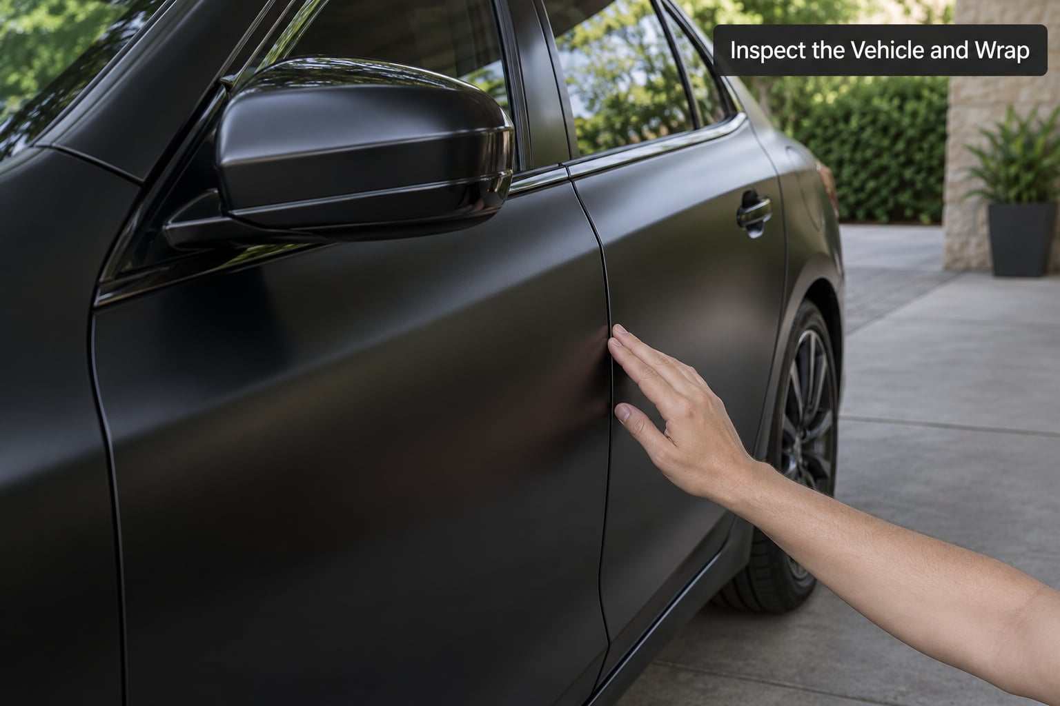Inspect the Vehicle and Wrap