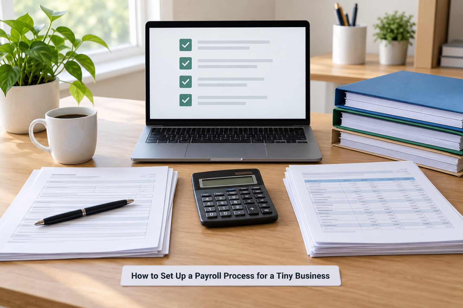 How to Set Up a Payroll Process for a Tiny Business