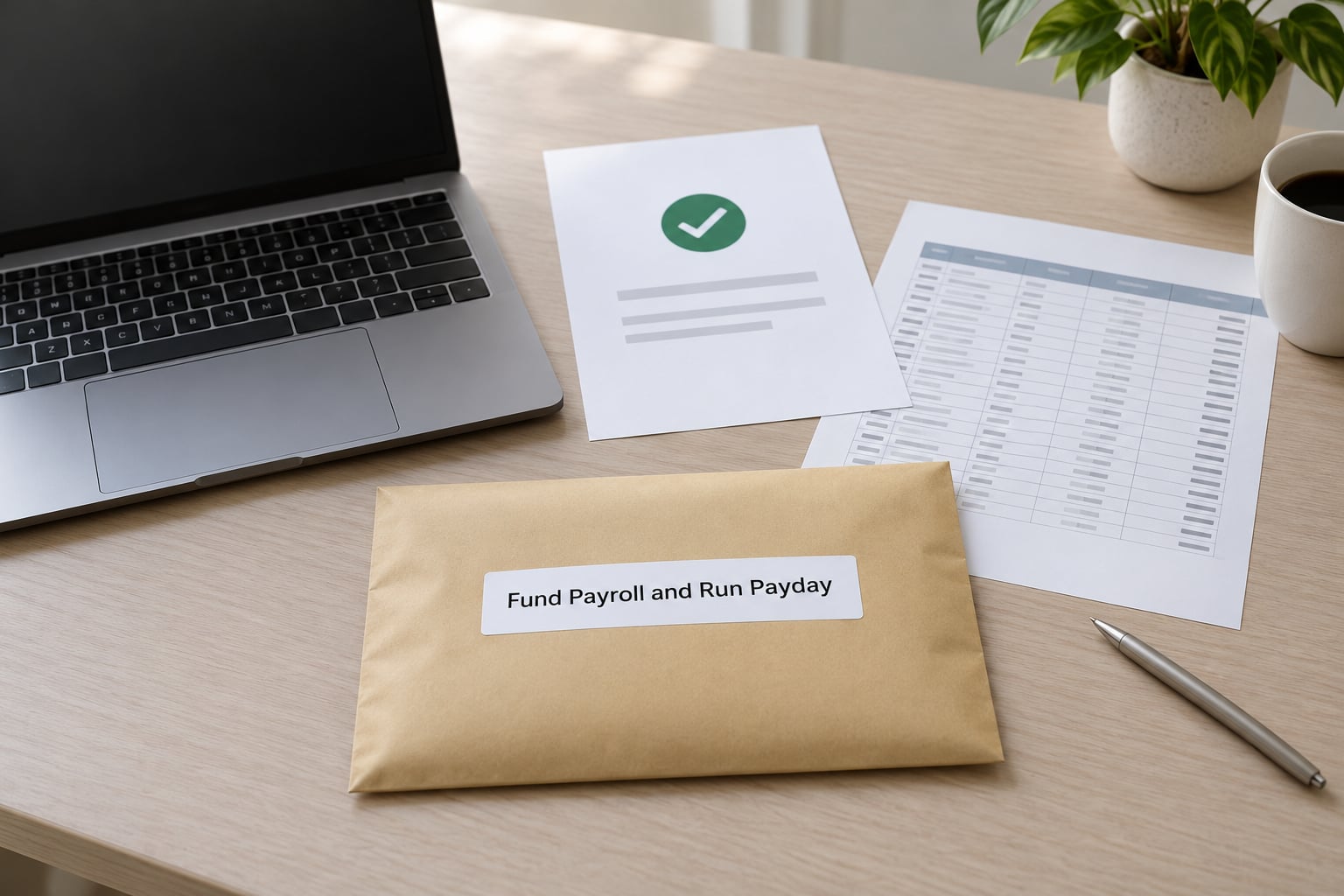 Fund Payroll and Run Payday