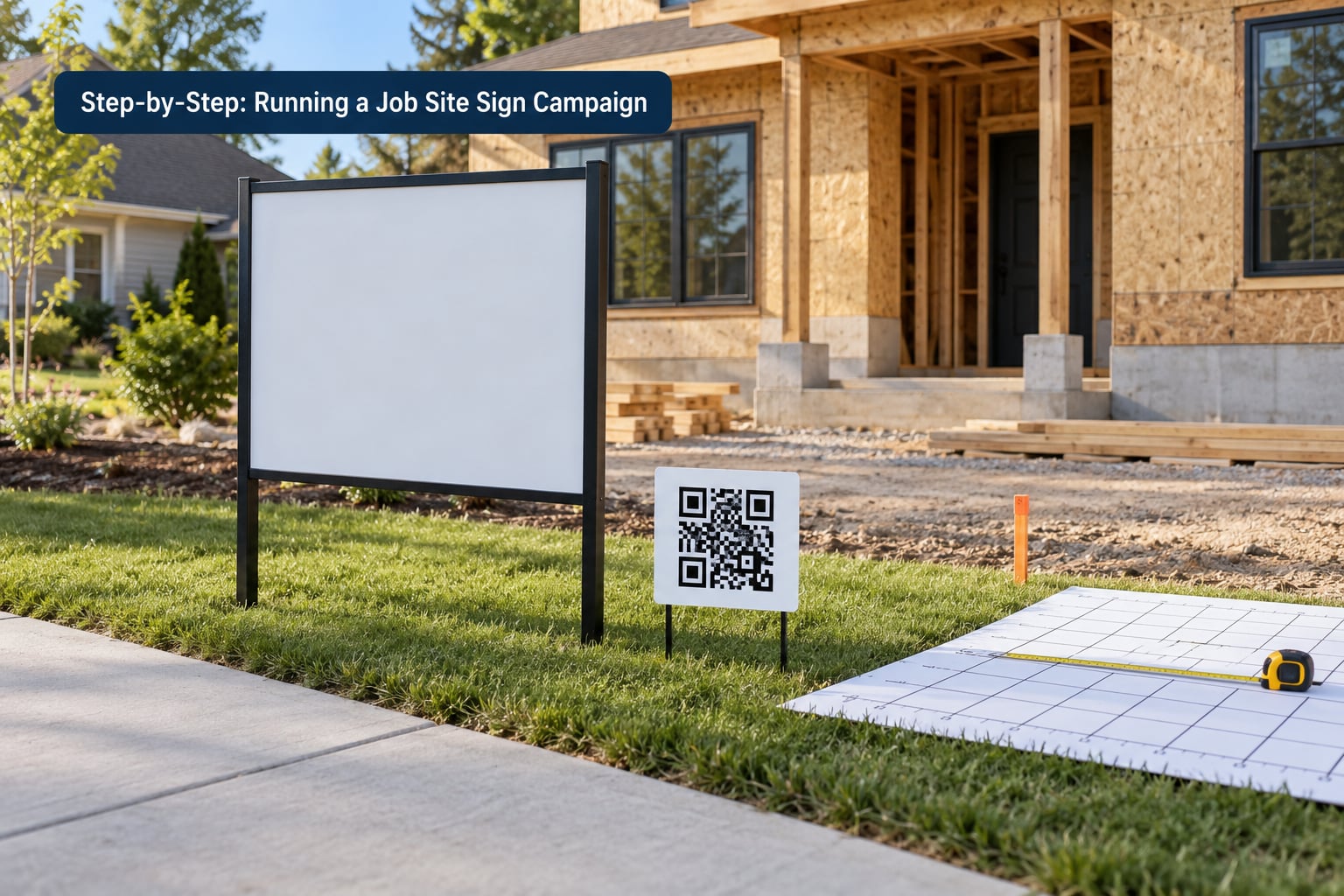 Step-by-Step: Running a Job Site Sign Campaign