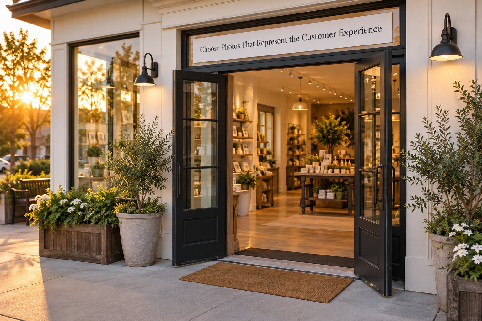 Choose Photos That Represent the Customer Experience