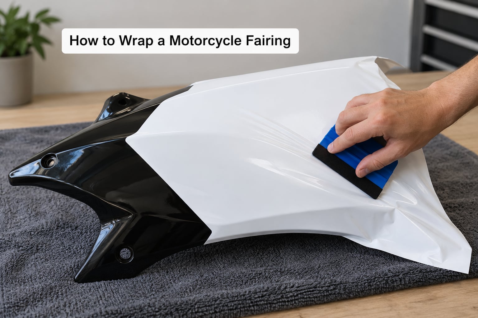How to Wrap a Motorcycle Fairing