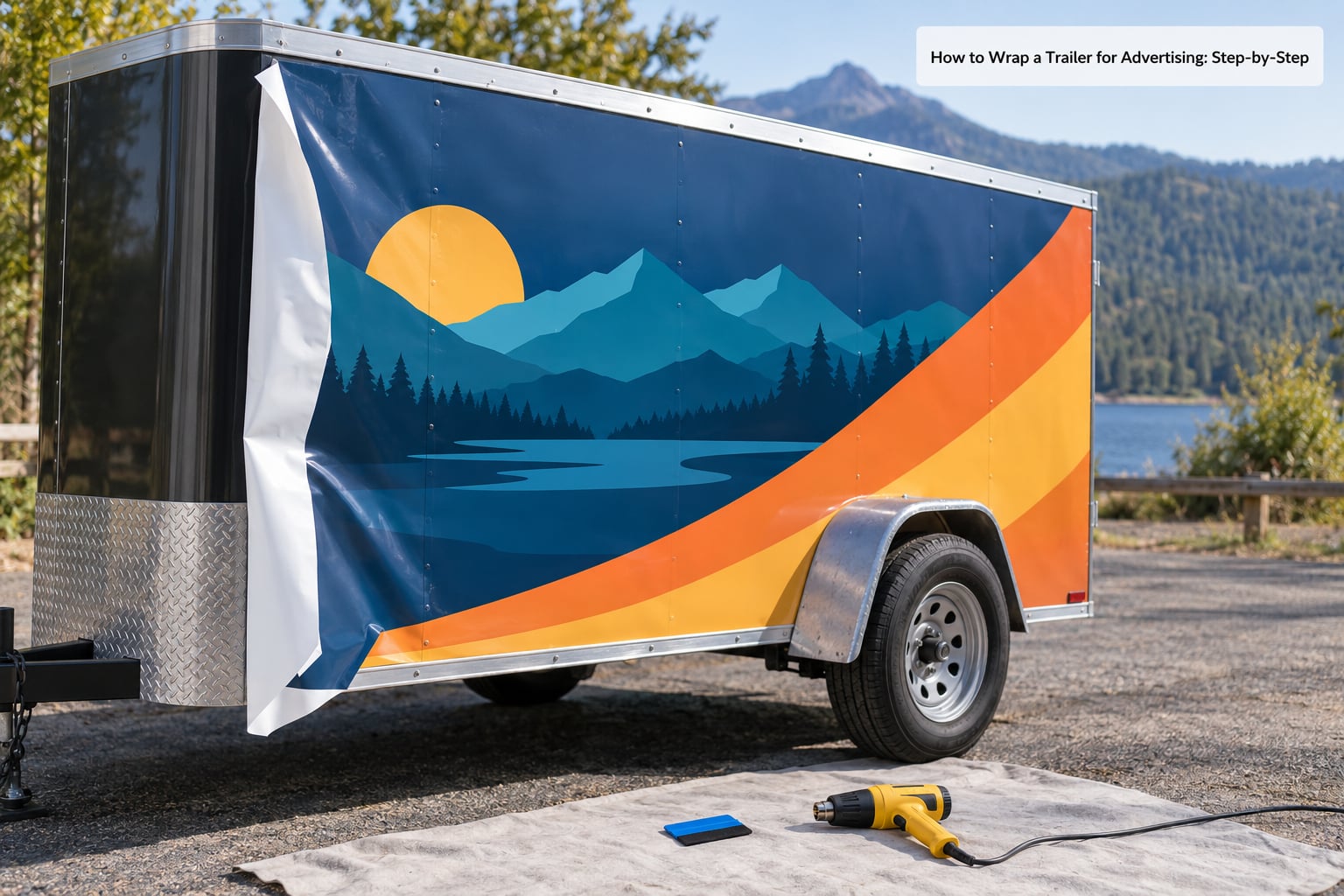 How to Wrap a Trailer for Advertising: Step-by-Step