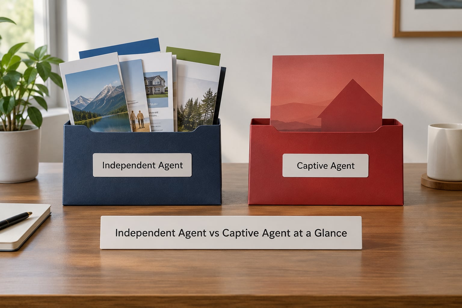 Independent Agent vs Captive Agent at a Glance