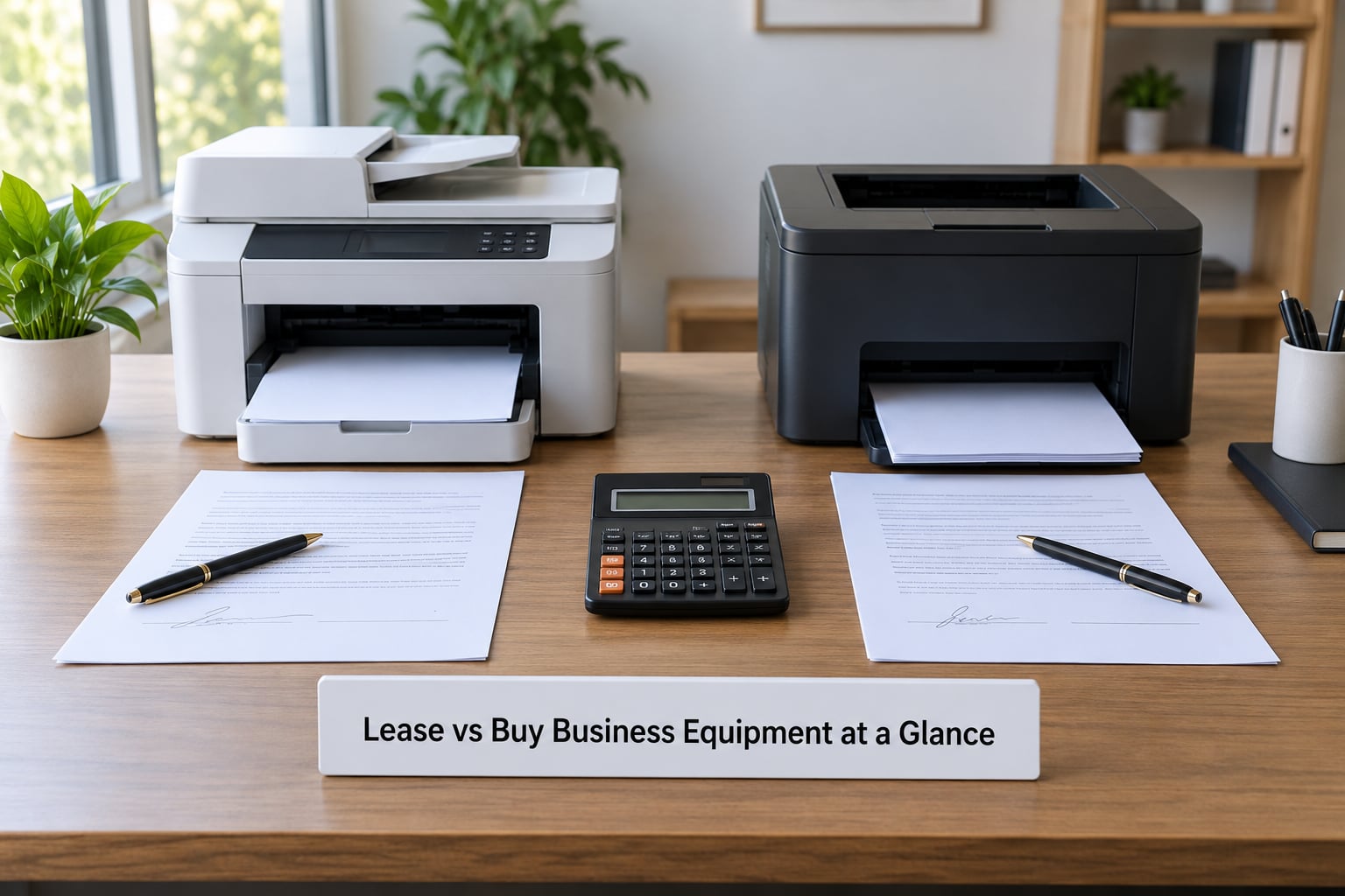 Lease vs Buy Business Equipment at a Glance