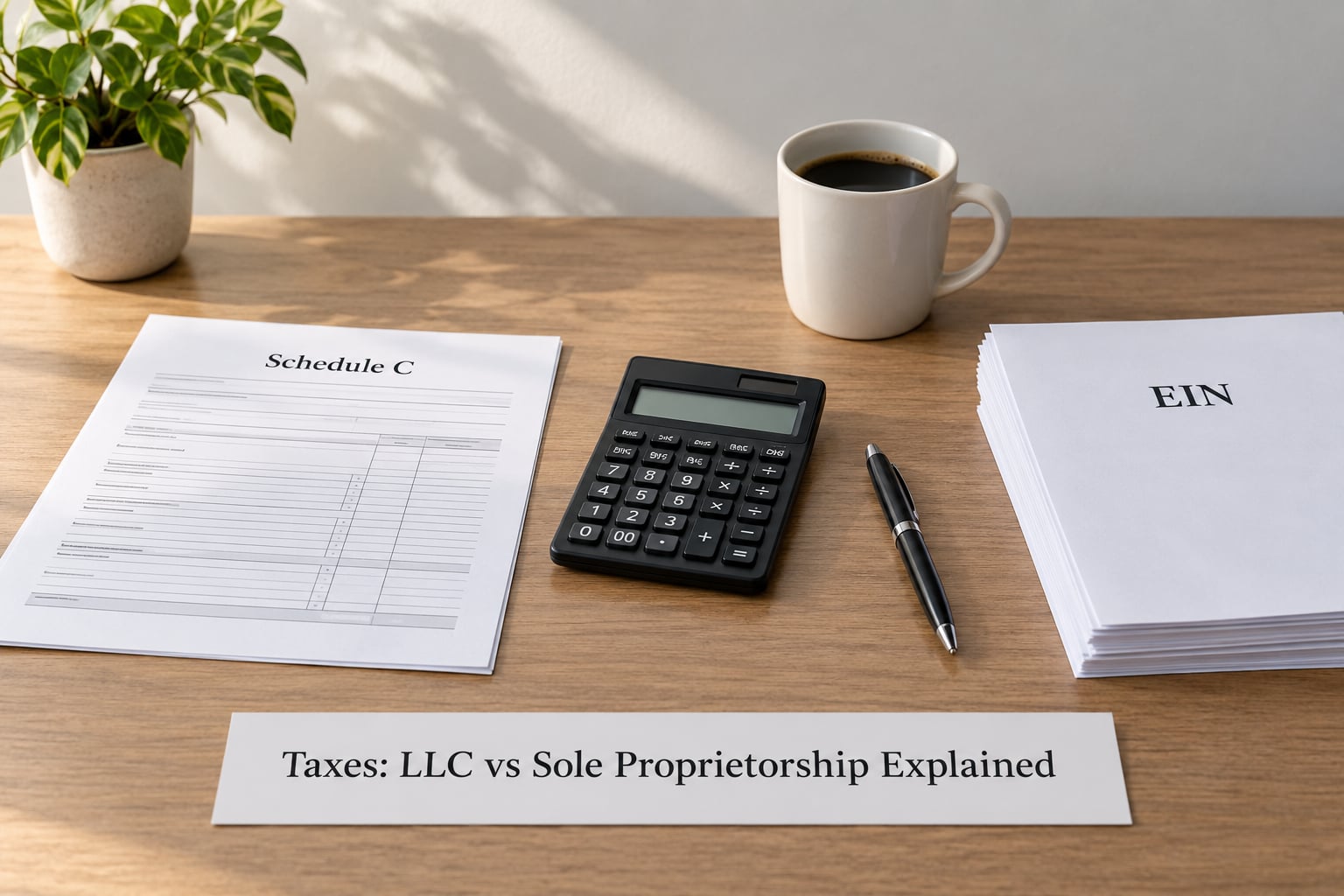 Taxes: LLC vs Sole Proprietorship Explained