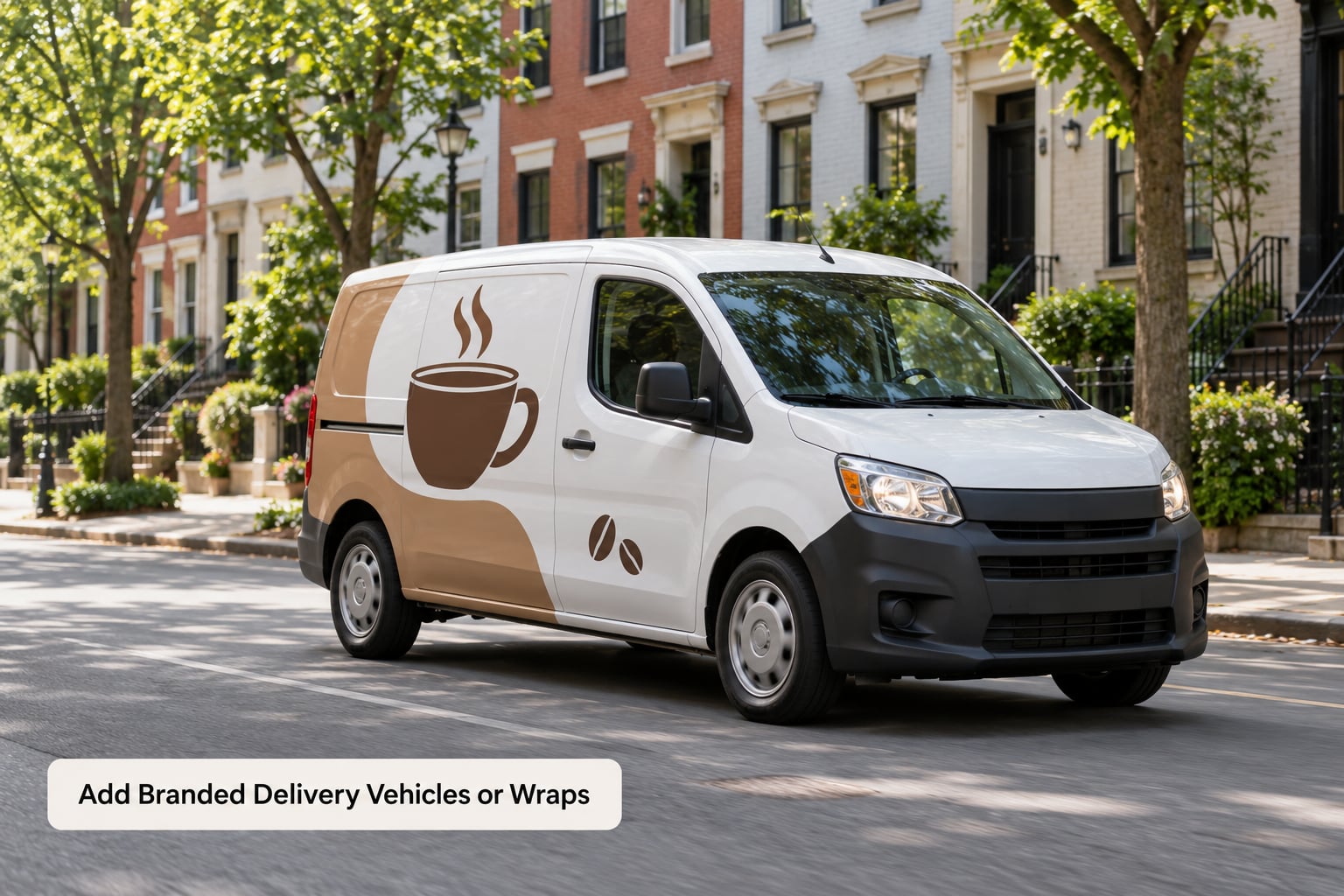 Add Branded Delivery Vehicles or Wraps